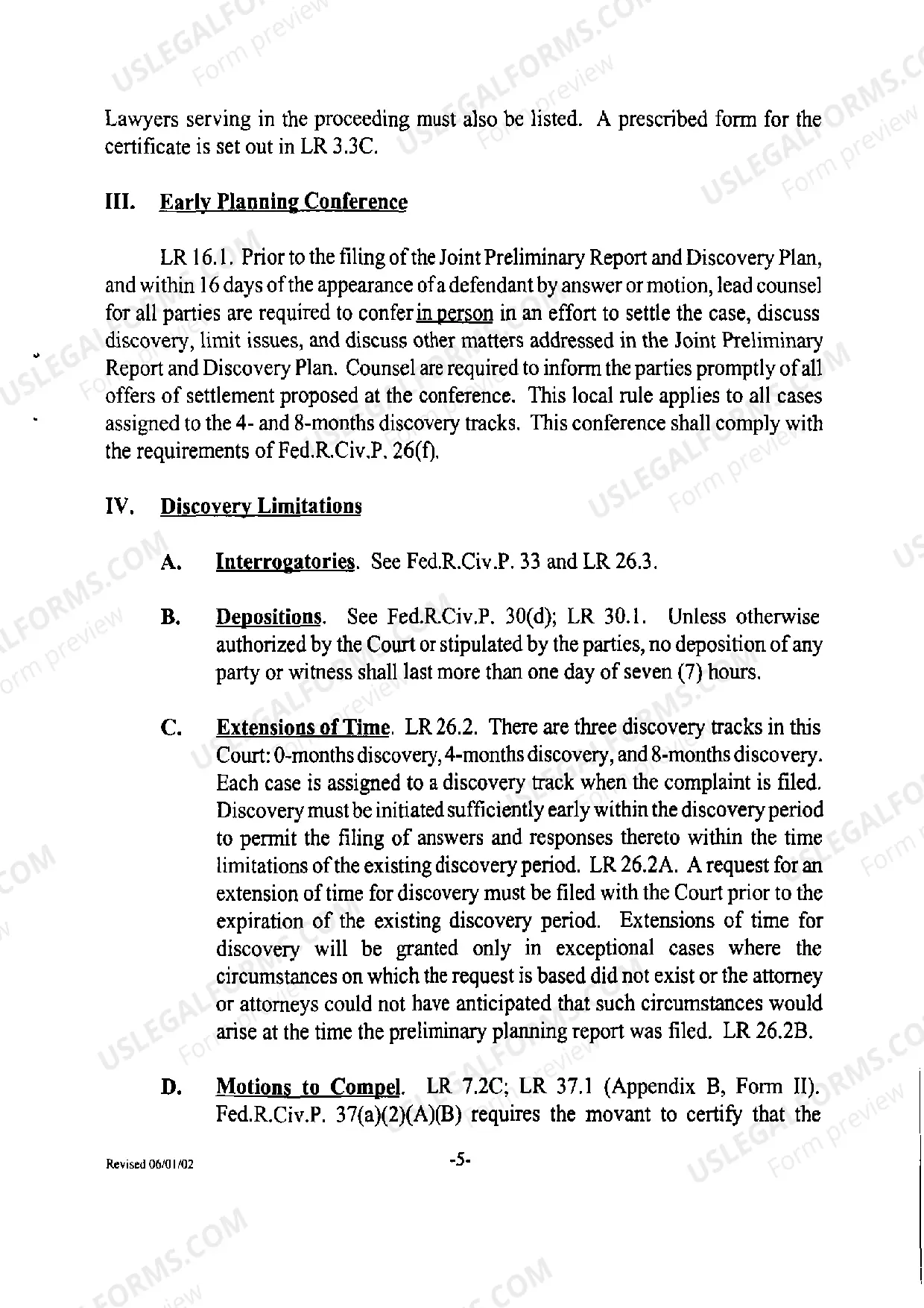 Preview Instructions Regarding Pretrial Proceedings - Northern District of Georgia