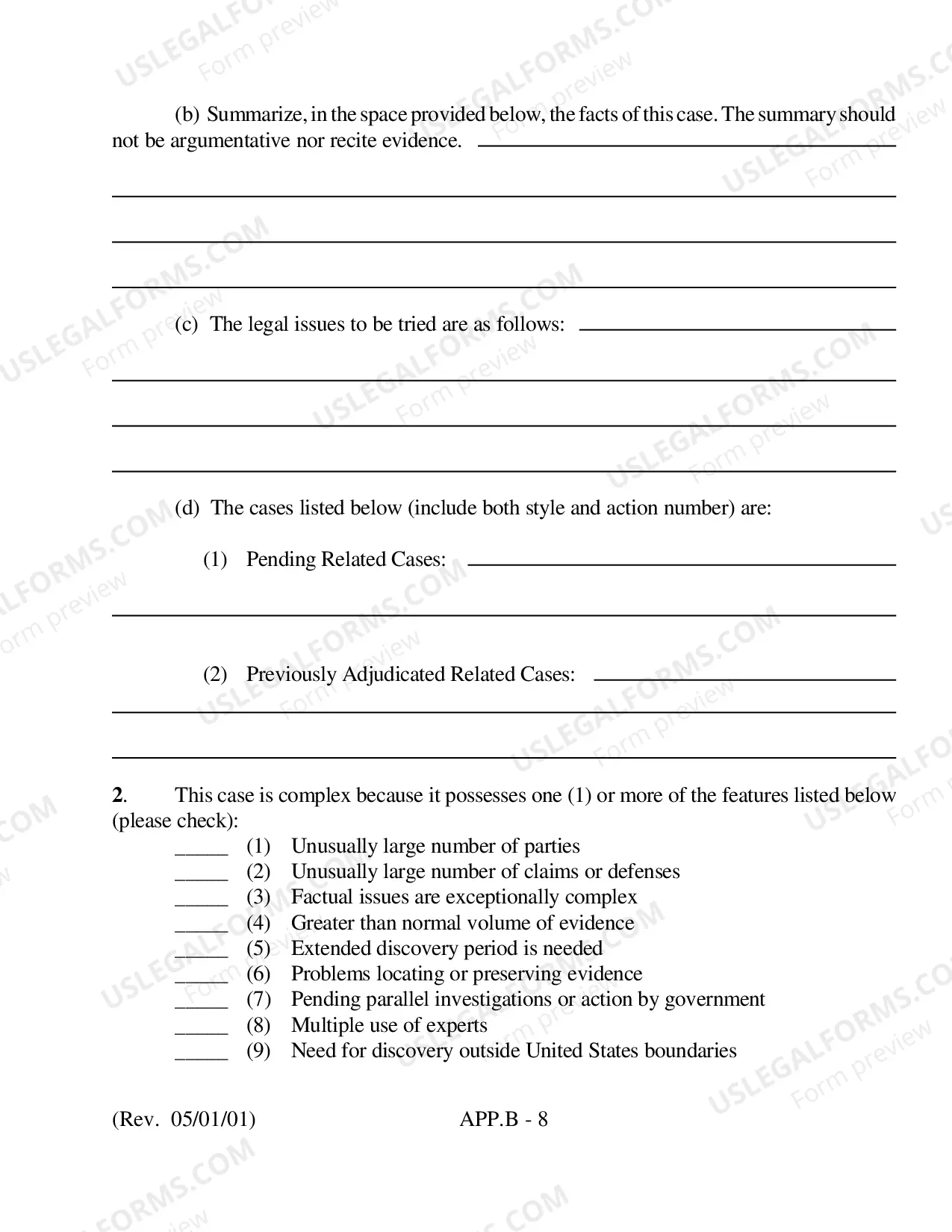 Preview Documents Required to be Filed in Civil Cases Pending in the United States District Court, Northern District of Georgia