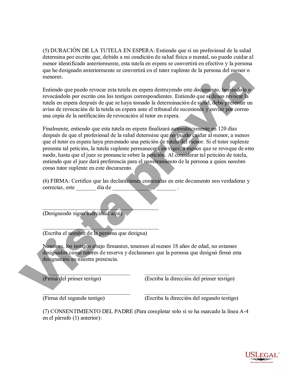 Preview Designación de guardián en espera