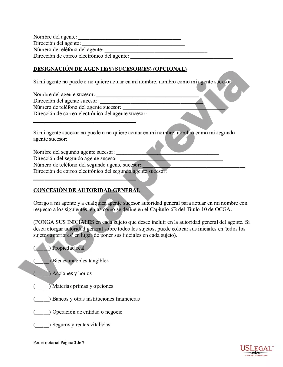 Preview Poder General Estatutario con Disposiciones Duraderas