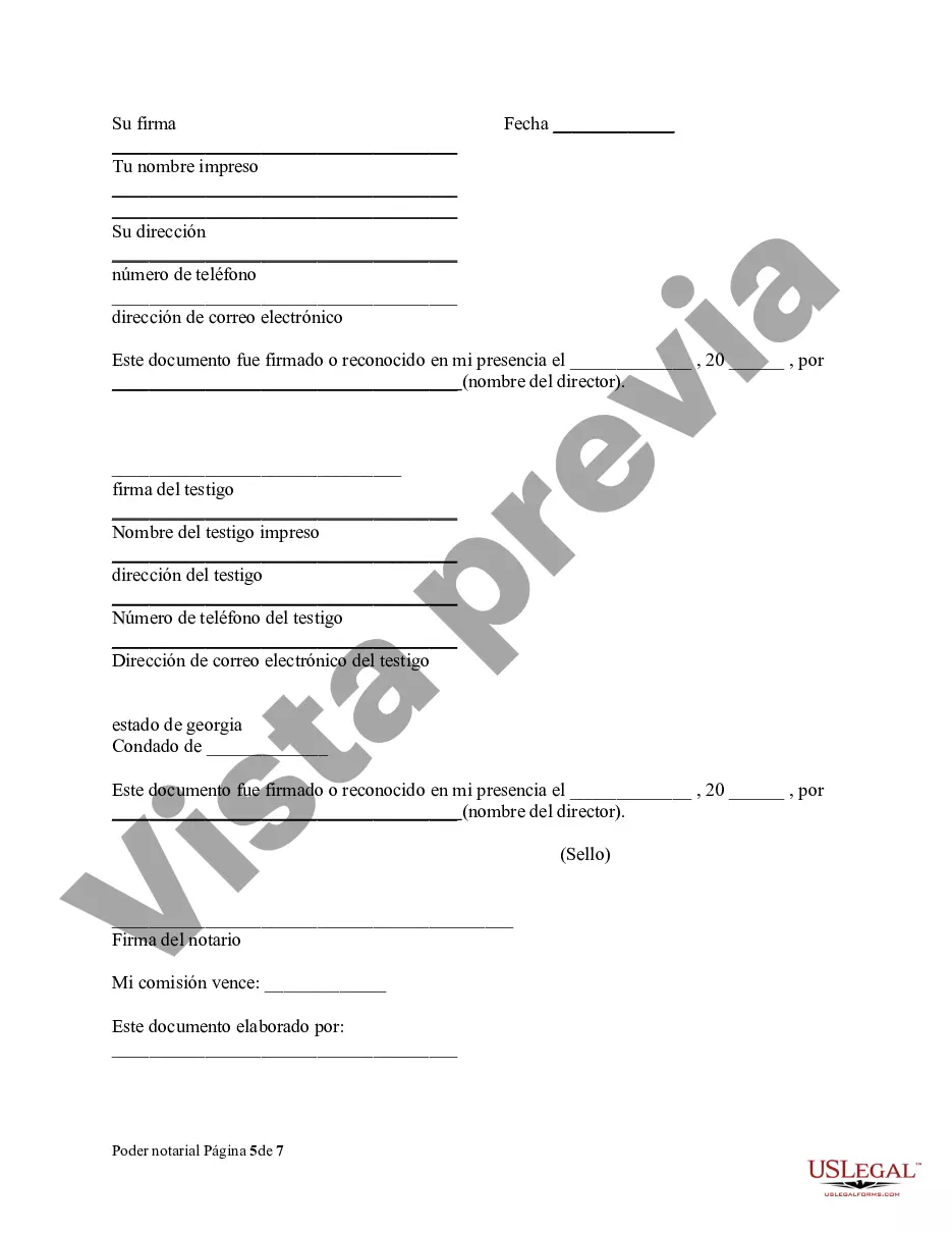 Preview Poder General Estatutario con Disposiciones Duraderas