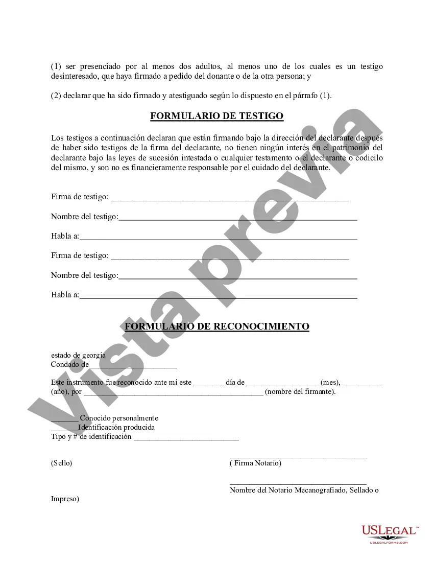 Preview Donación Acta de Donación Anatómica