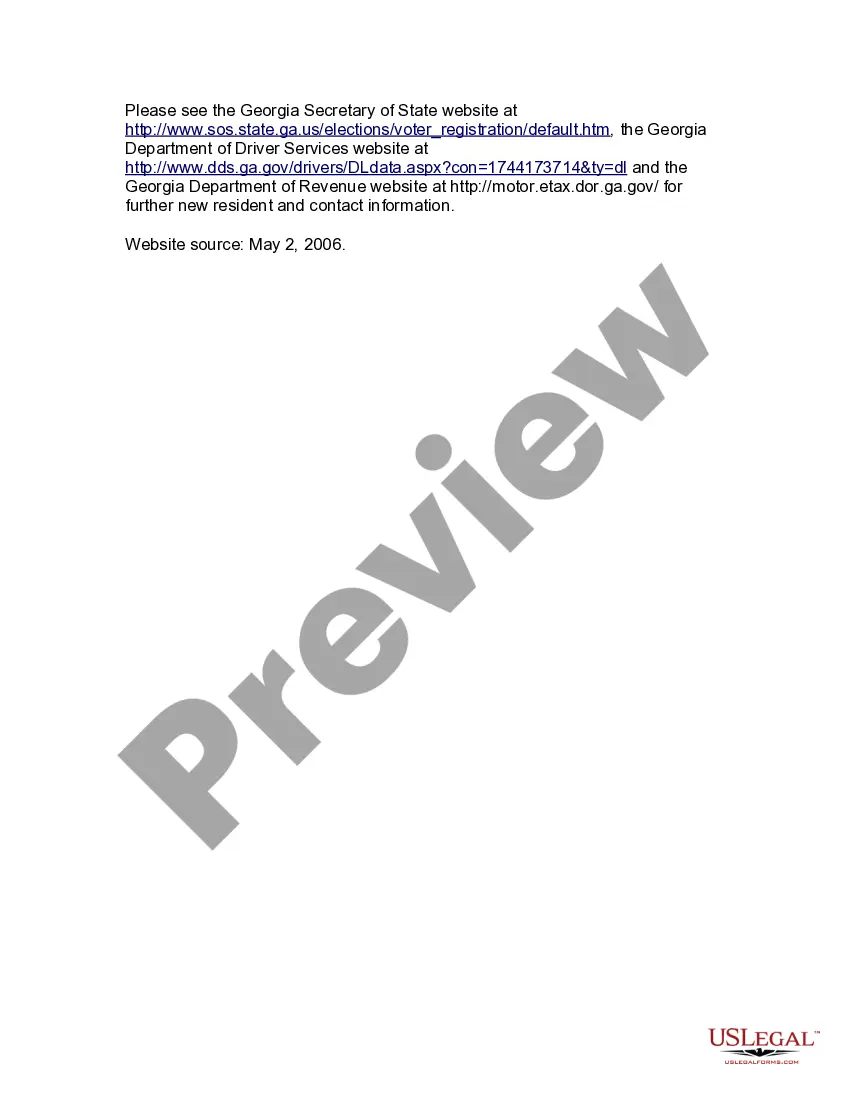 Get New Resident Guide Preview New Resident Guide