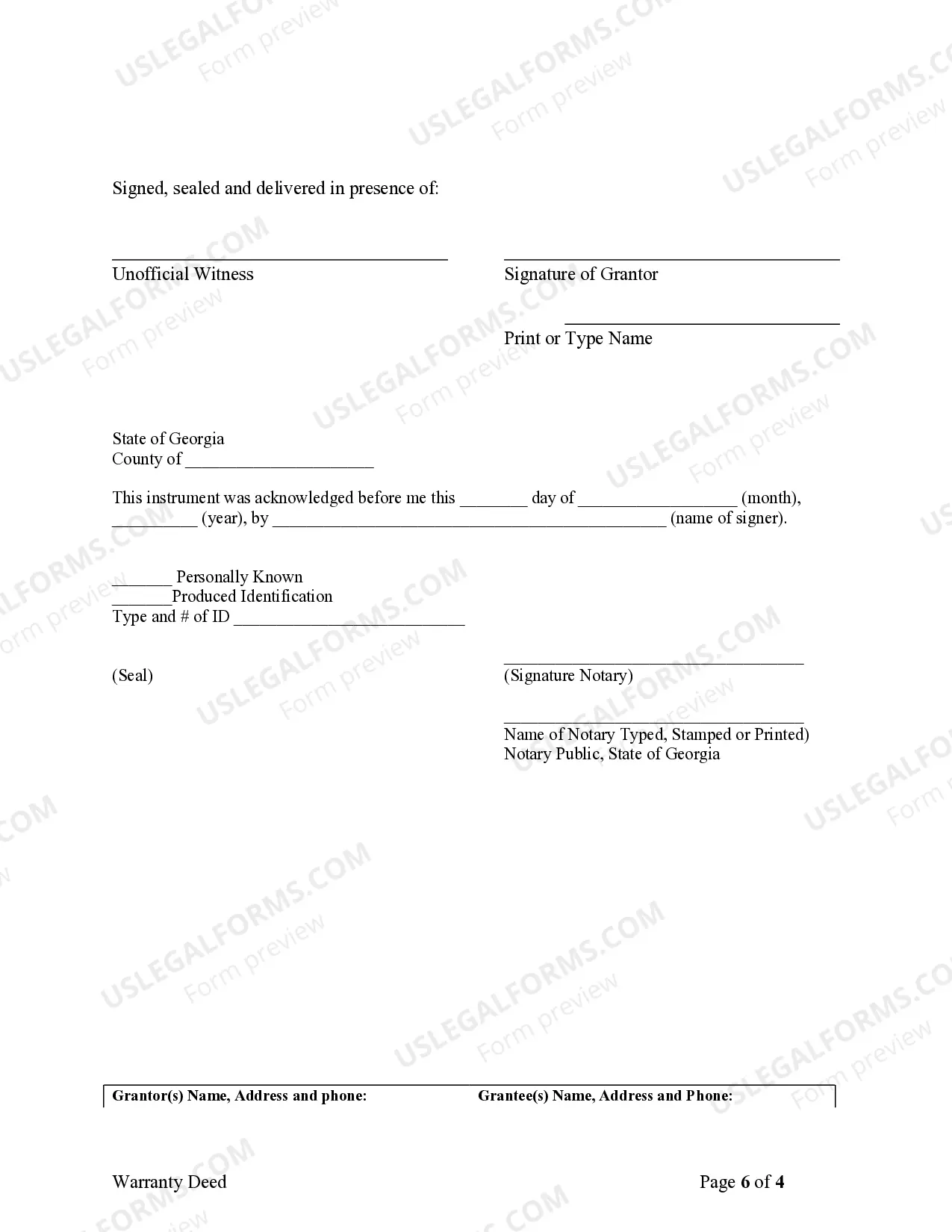 Preview Warranty Deed for Parents to Child with Reservation of Life Estate
