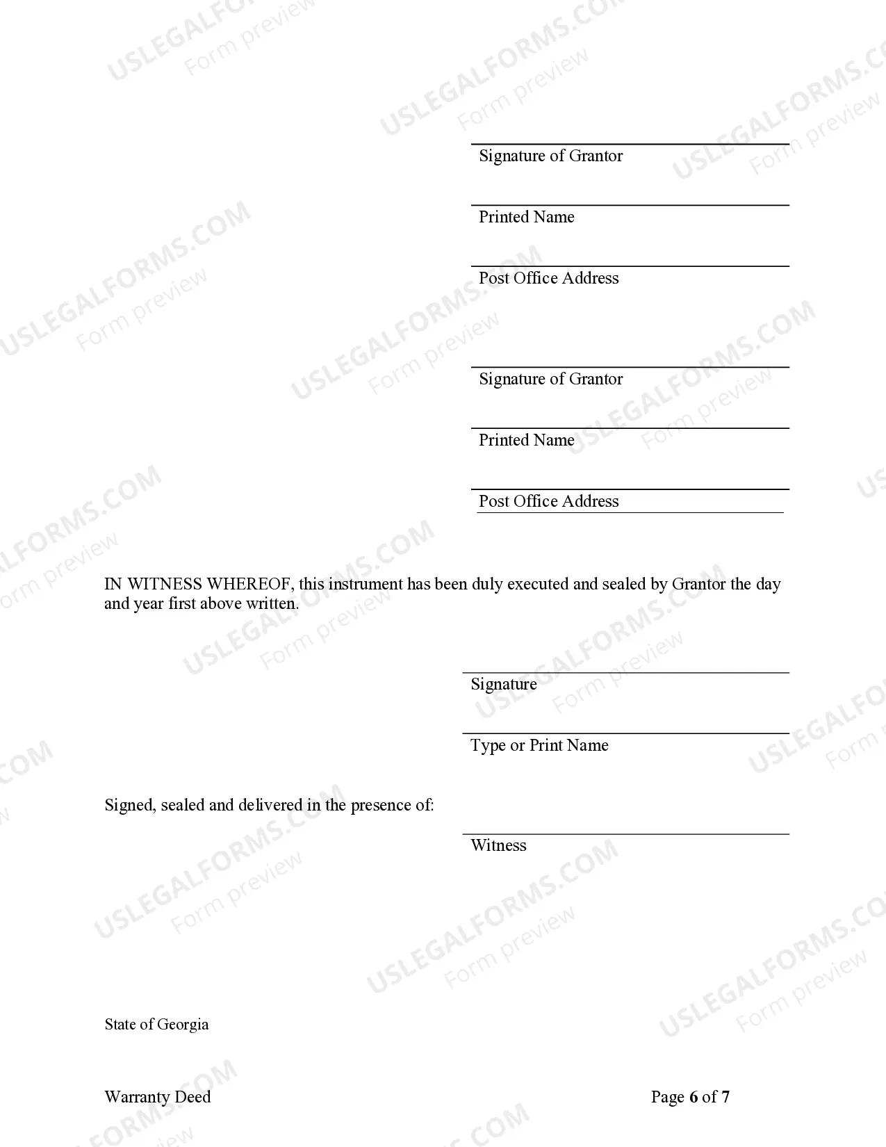 Preview Warranty Deed from Limited Partnership or LLC is the Grantor, or Grantee