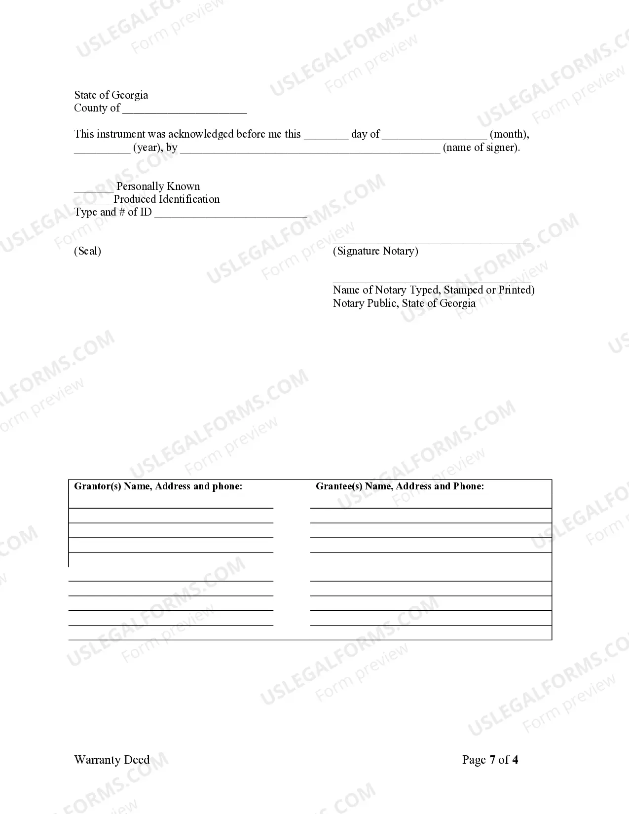 Preview Warranty Deed for Three Individuals to Husband and Wife as Joint Tenants with the Right of Survivorship
