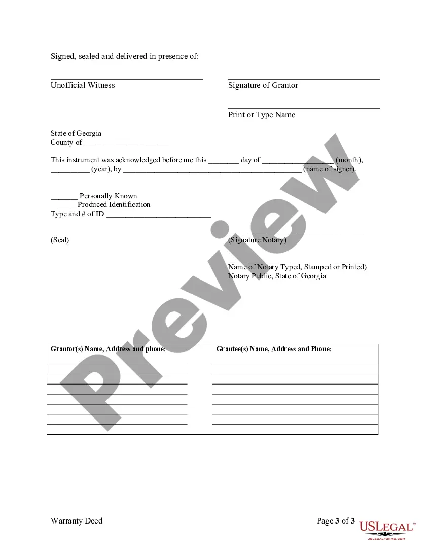 Get Warranty Deed for Husband and Wife to Husband and Wife as Joint Tenants with Rights of Survivorship Preview Warranty Deed for Husband and Wife to Husband and Wife as Joint Tenants with Rights of Survivorship
