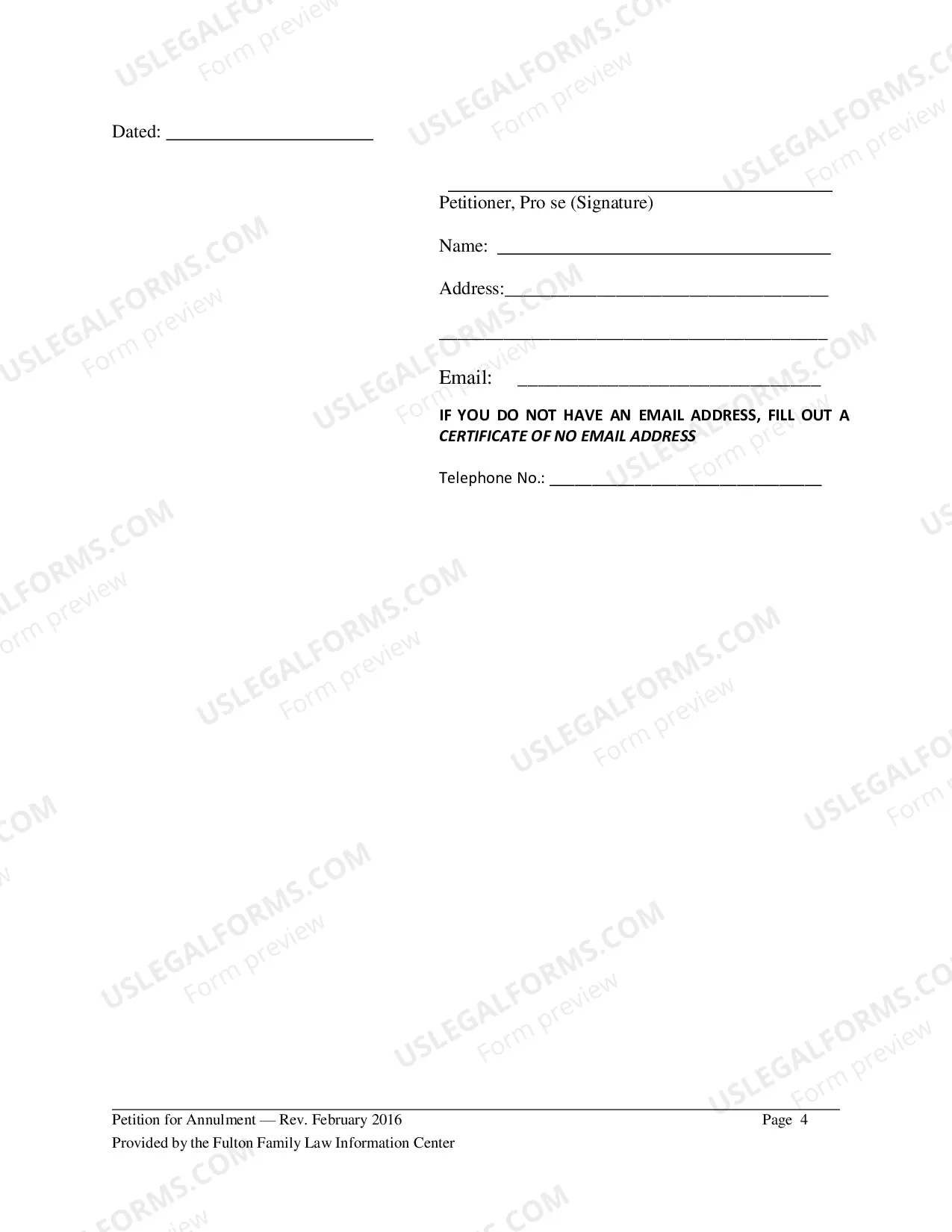 Preview Verification (For Petition For Annulment)