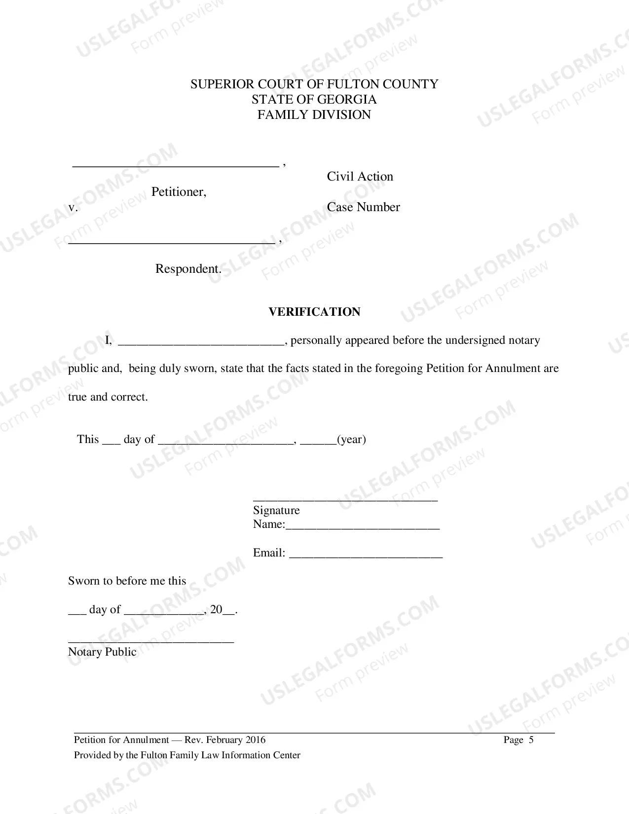 Preview Verification (For Petition For Annulment)