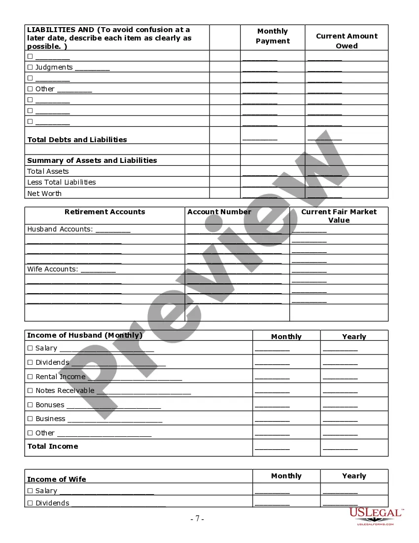 Preview Estate Planning Questionnaire and Worksheets