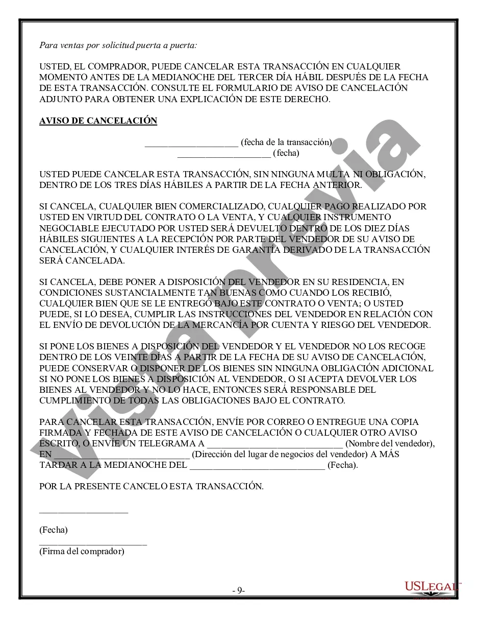 Preview Contrato HVAC para contratista