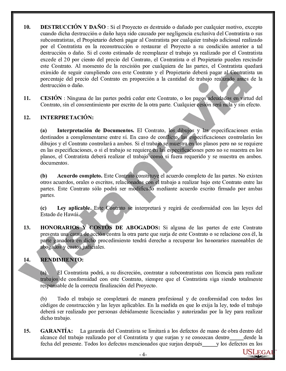 Preview Contrato de excavadora para contratista