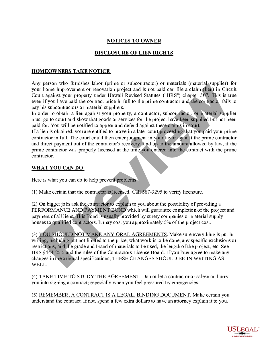 page 5 Excavator Contract for Contractor preview