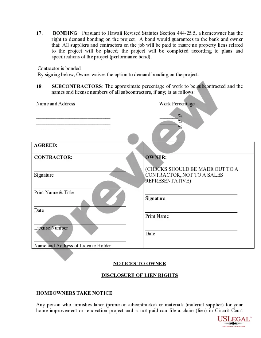 Preview Concrete Mason Contract for Contractor