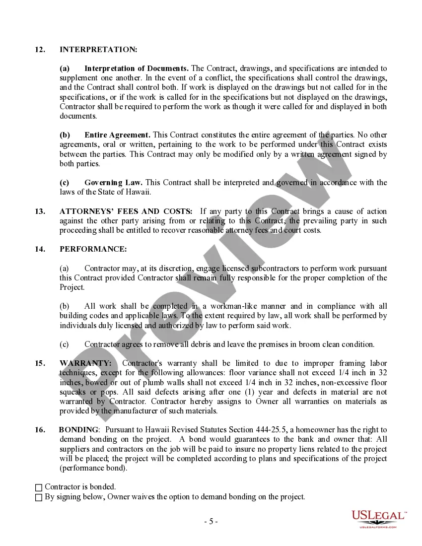 Preview Framing Contract for Contractor