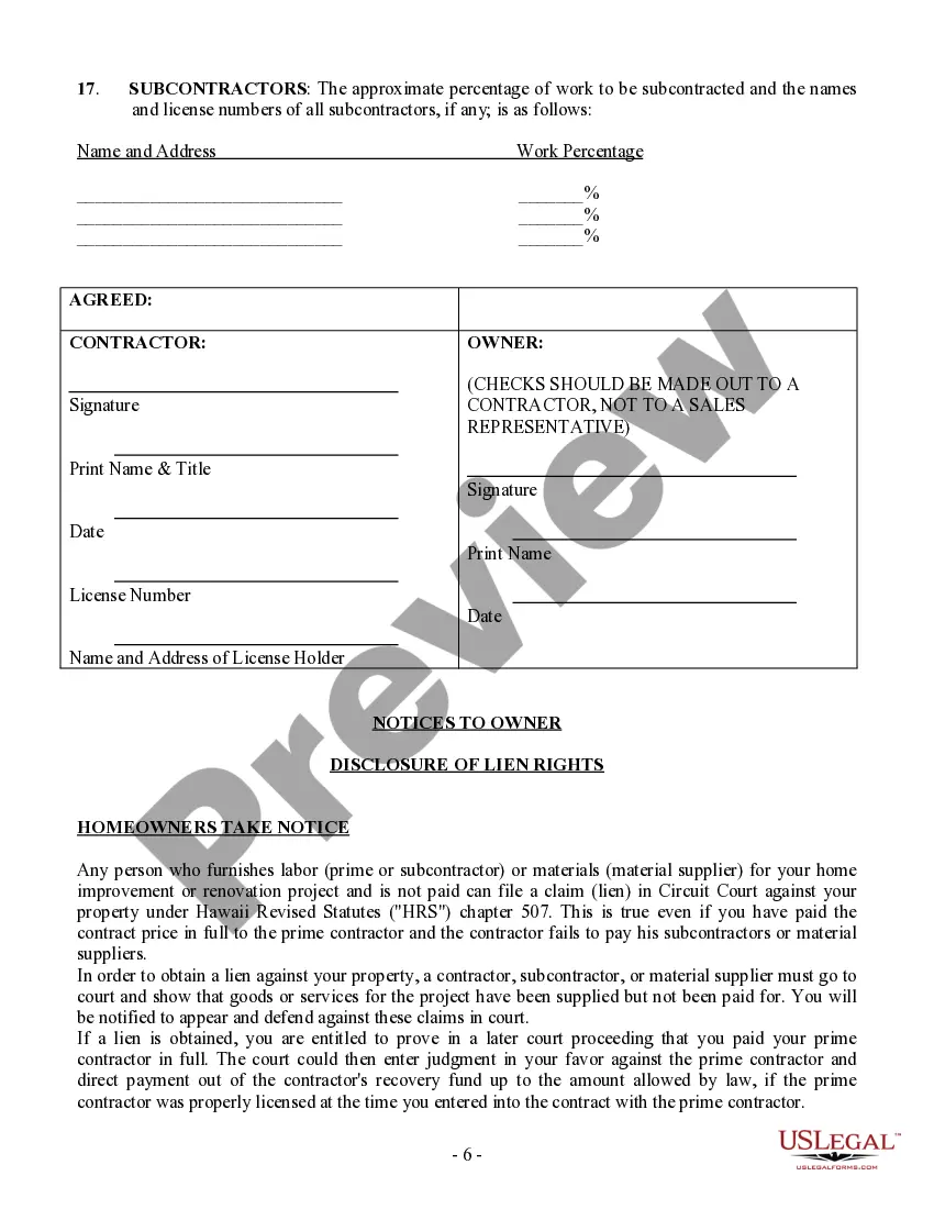 Preview Framing Contract for Contractor