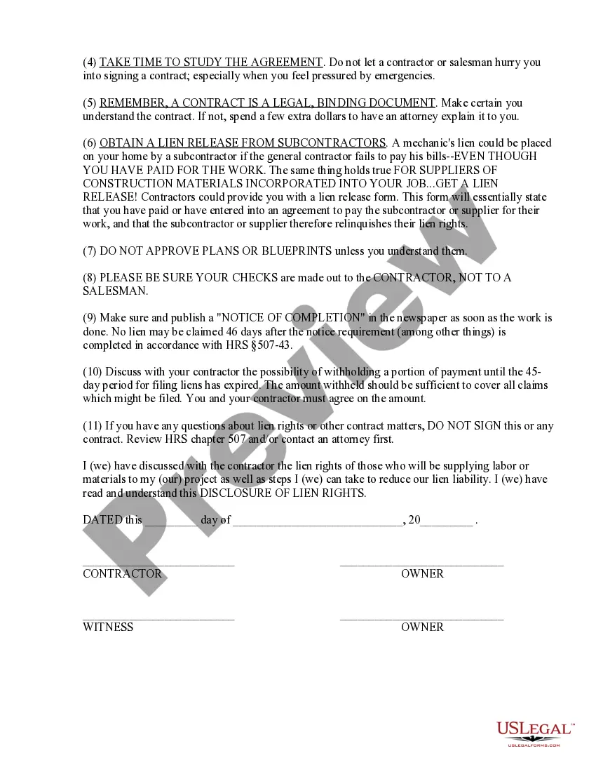 Preview Insulation Contract for Contractor