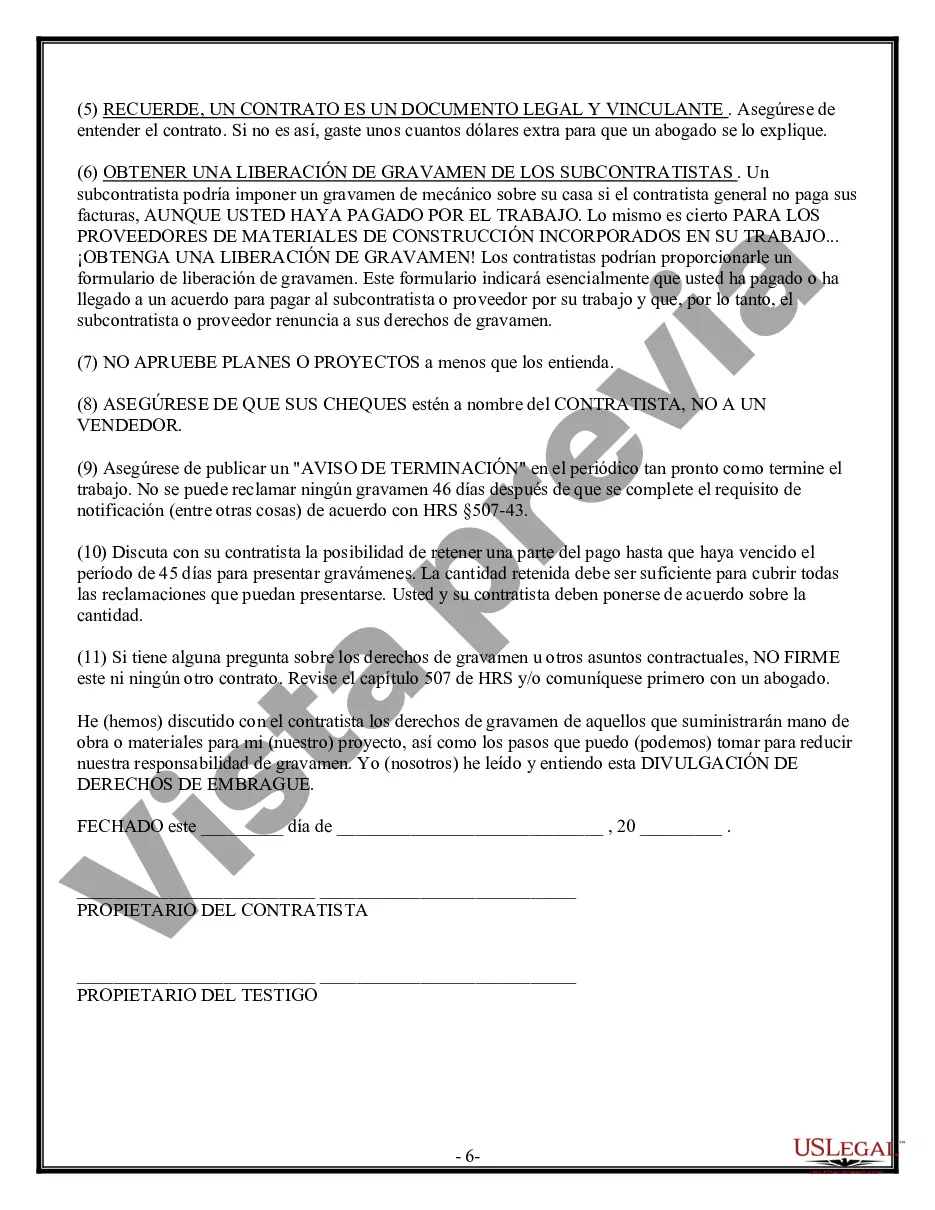 Preview Contrato de pavimentación para contratista