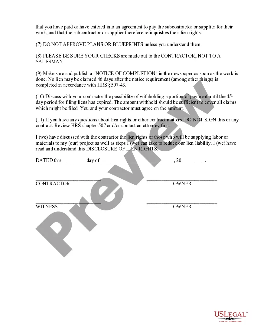 Preview Site Work Contract for Contractor