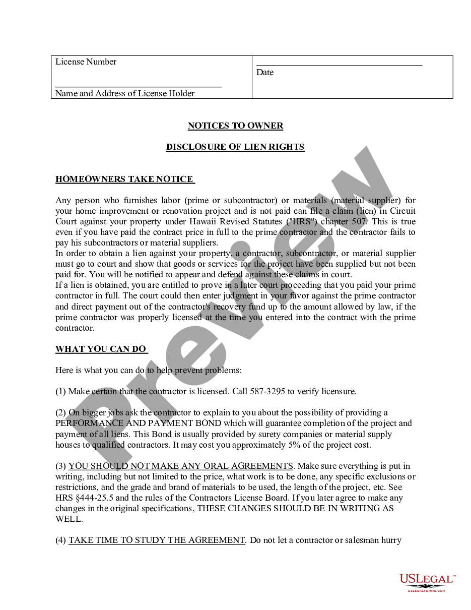page 4 Drainage Contract for Contractor preview