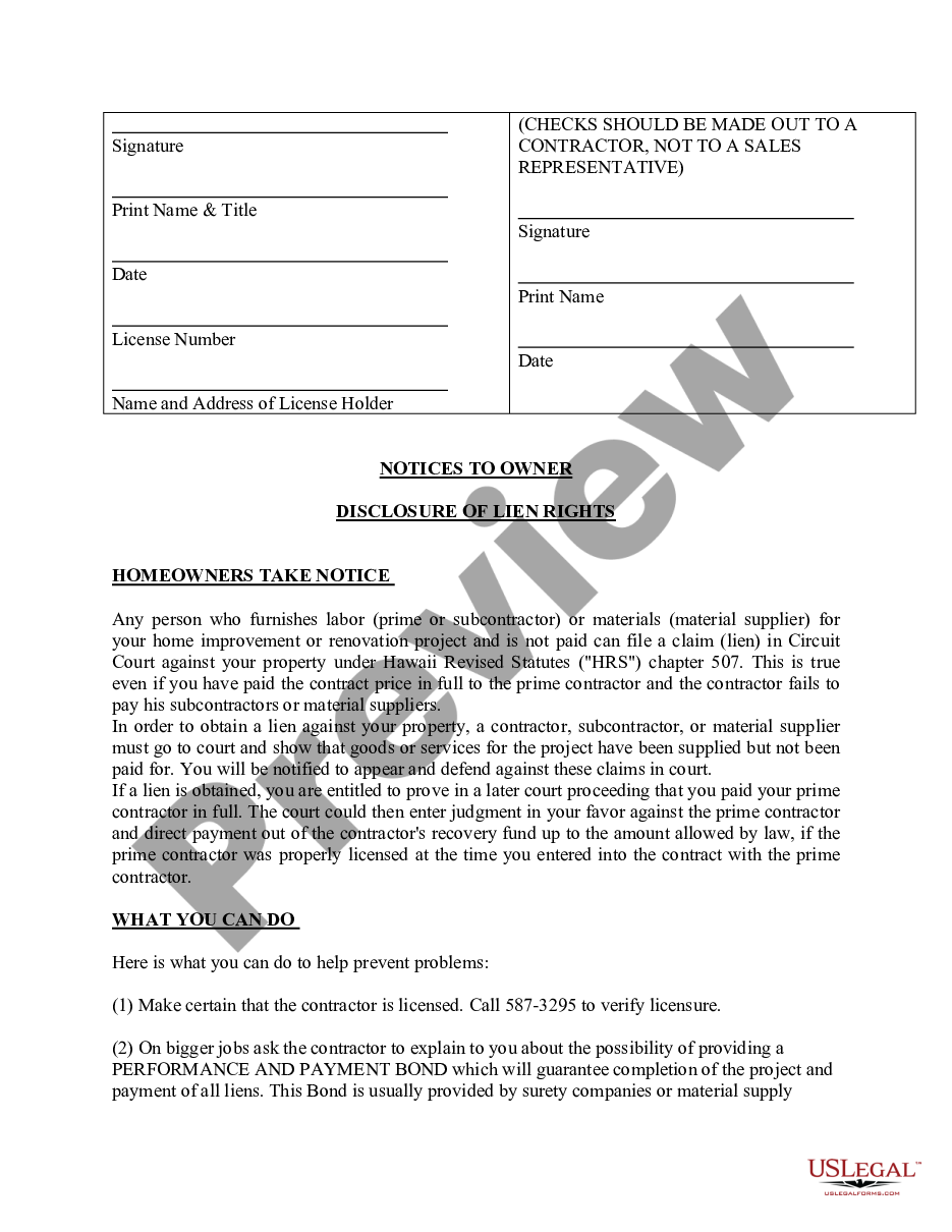 page 6 Plumbing Contract for Contractor preview