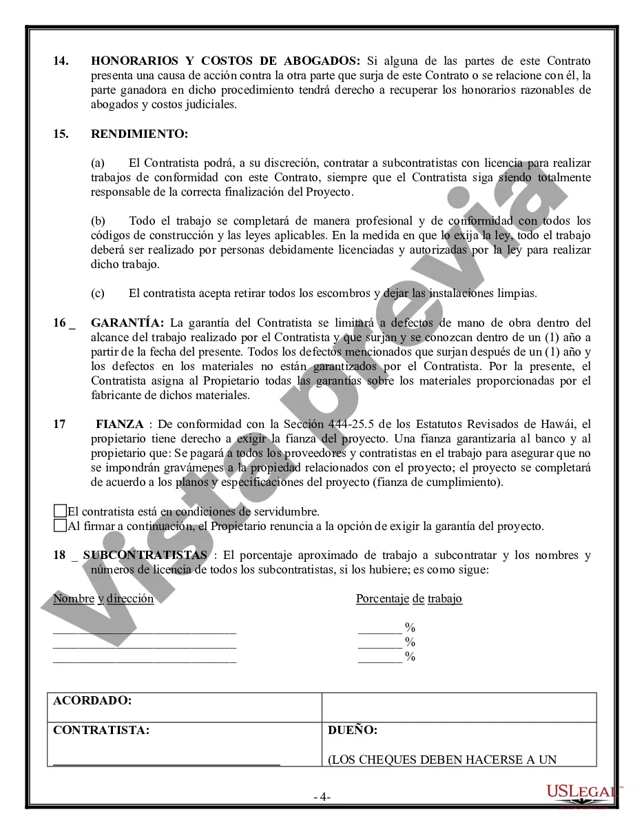 Preview Contrato de albañil para contratista