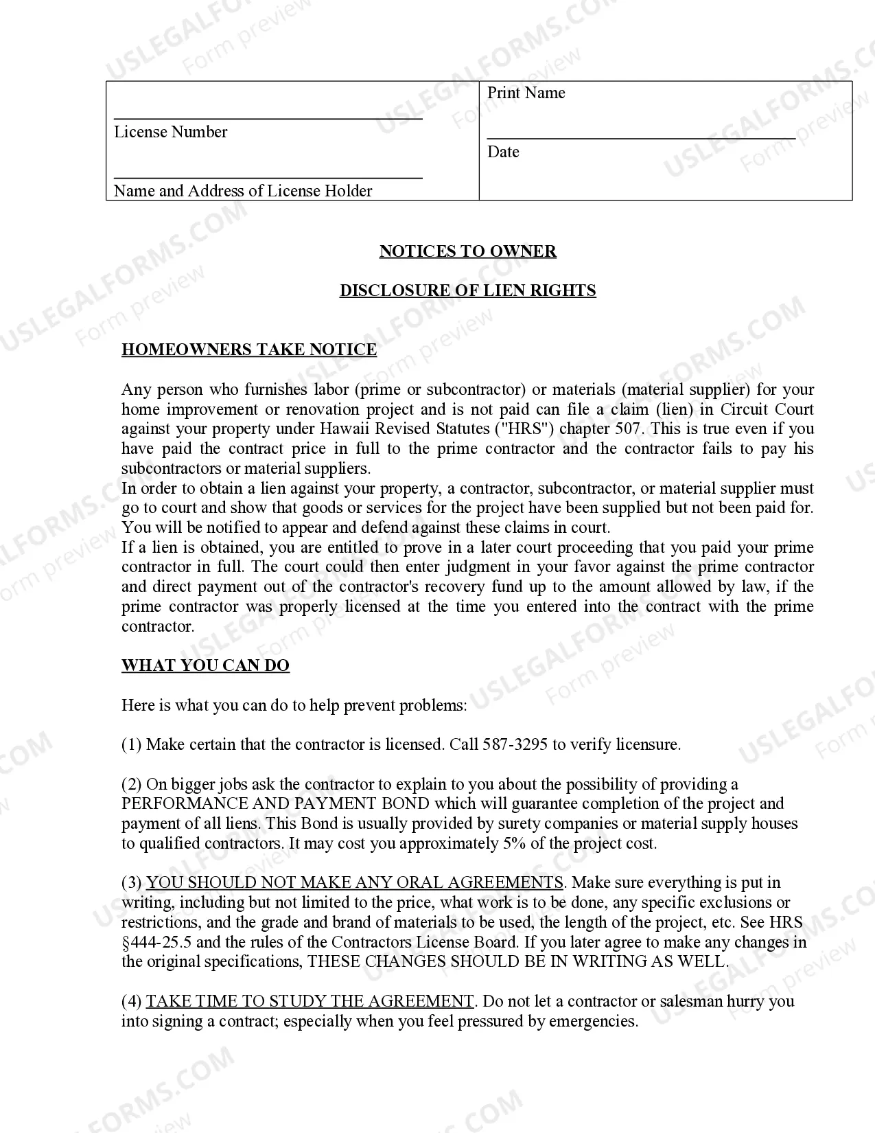 Preview Brick Mason Contract for Contractor