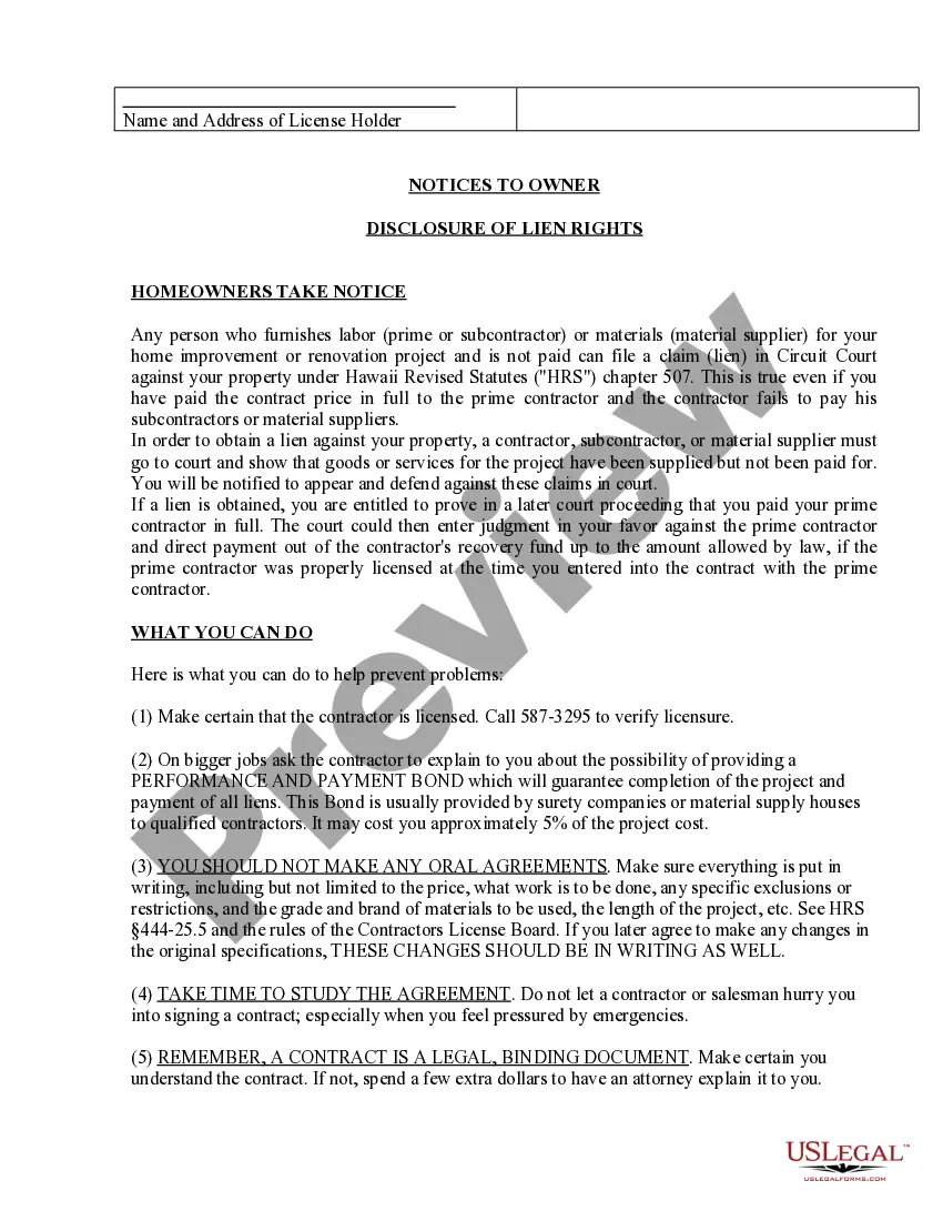 Preview Electrical Contract for Contractor