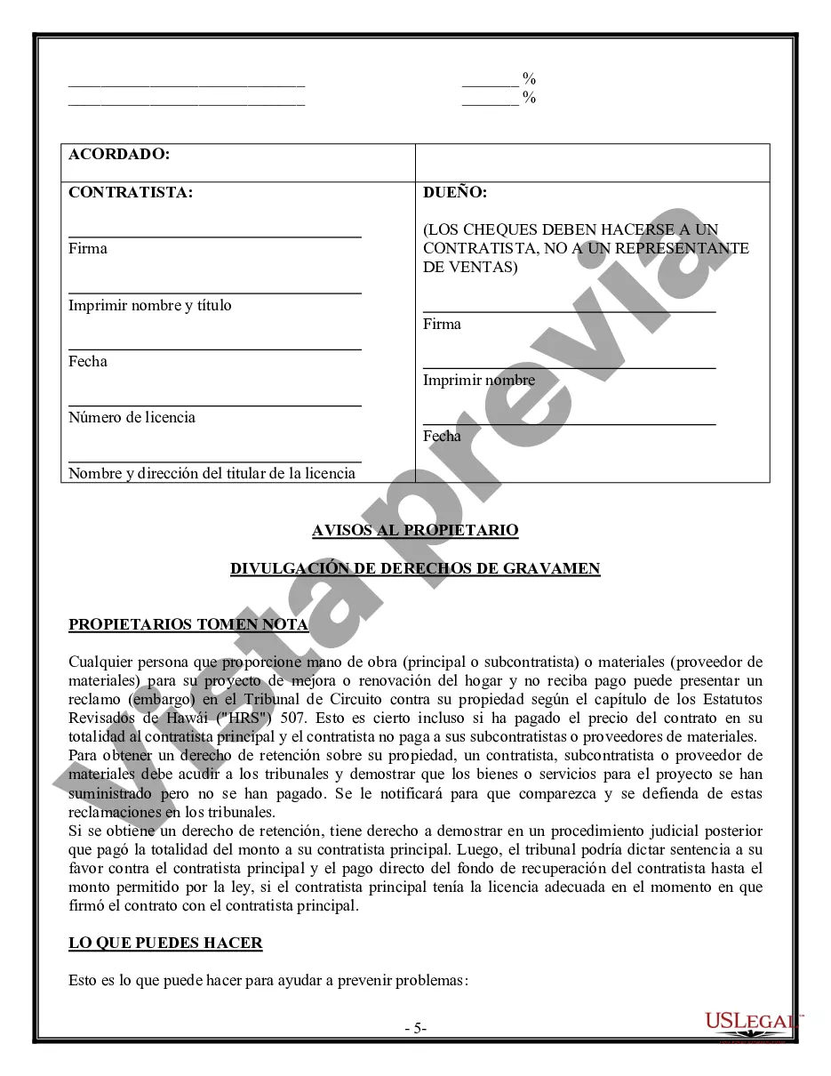 Preview Contrato de paneles de yeso de yeso para contratista