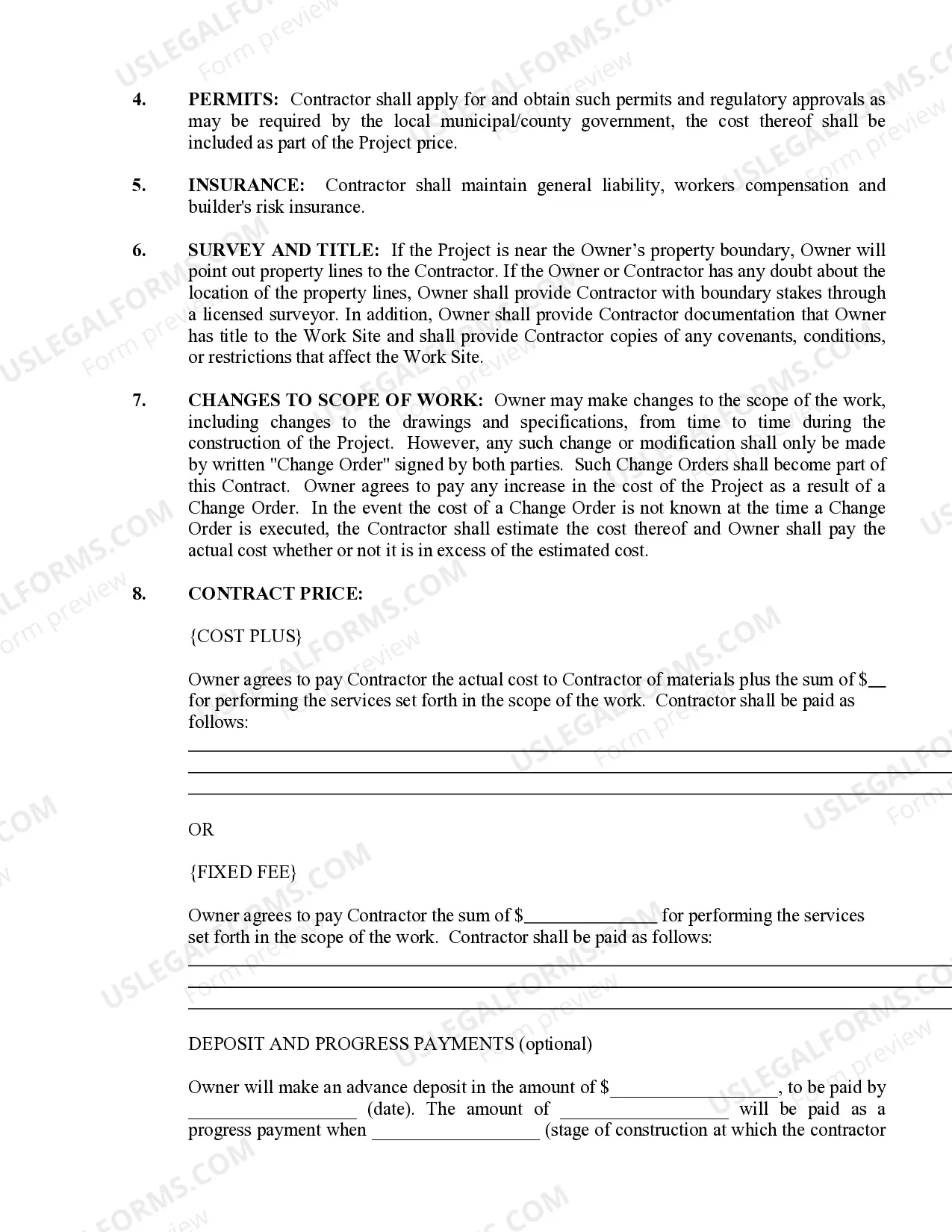 Preview Sheetrock Drywall Contract for Contractor