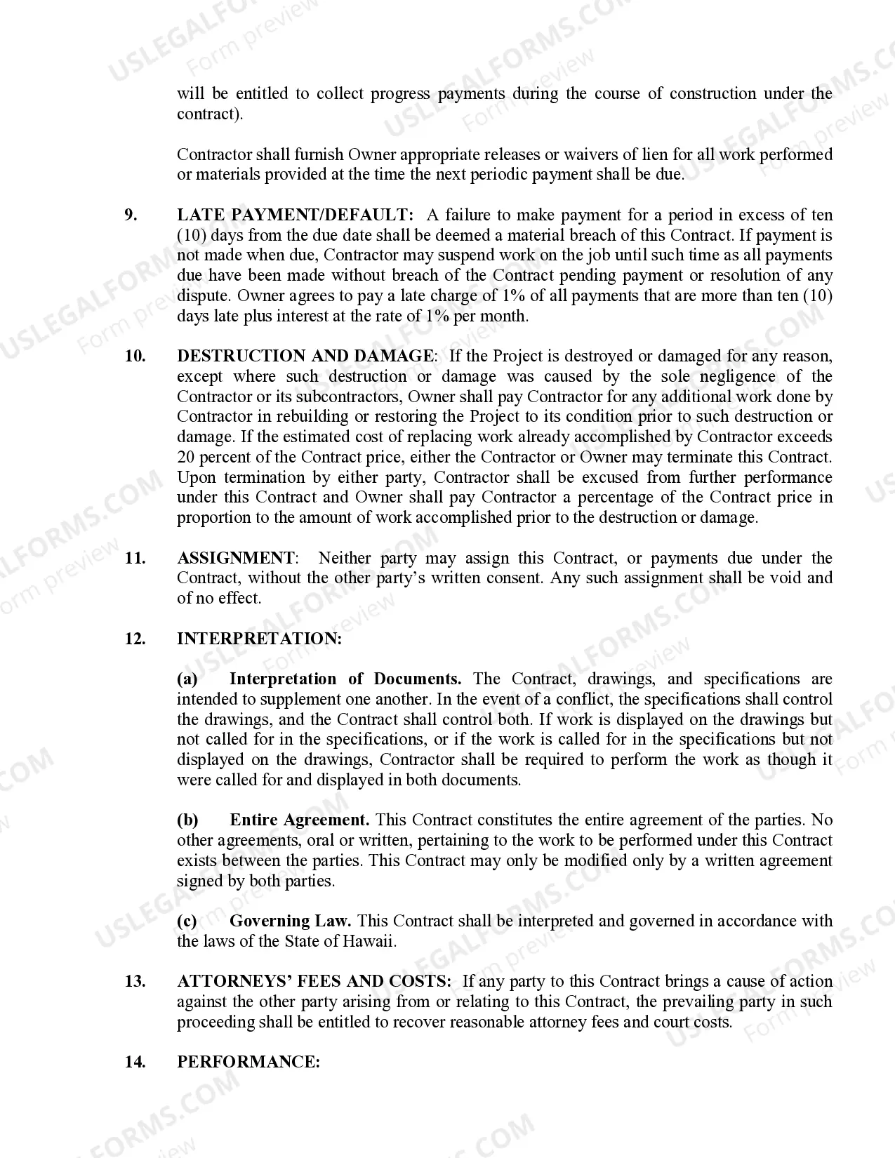 Preview Sheetrock Drywall Contract for Contractor