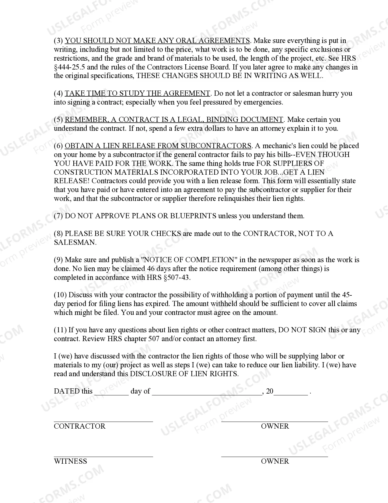 Preview Sheetrock Drywall Contract for Contractor