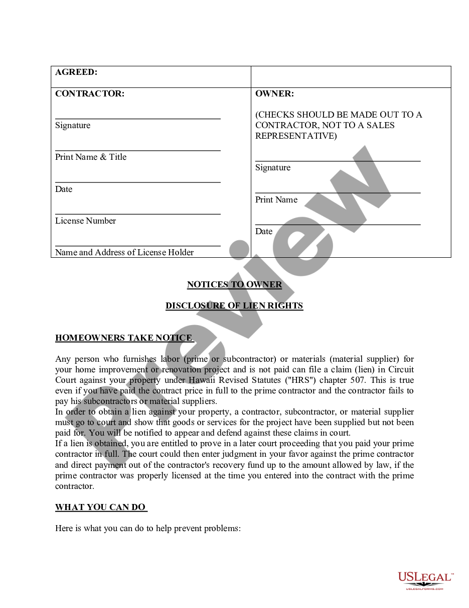page 4 Flooring Contract for Contractor preview