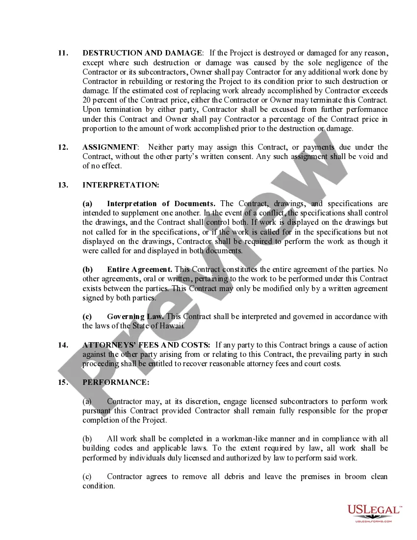 Preview Construction Contract Cost Plus or Fixed Fee