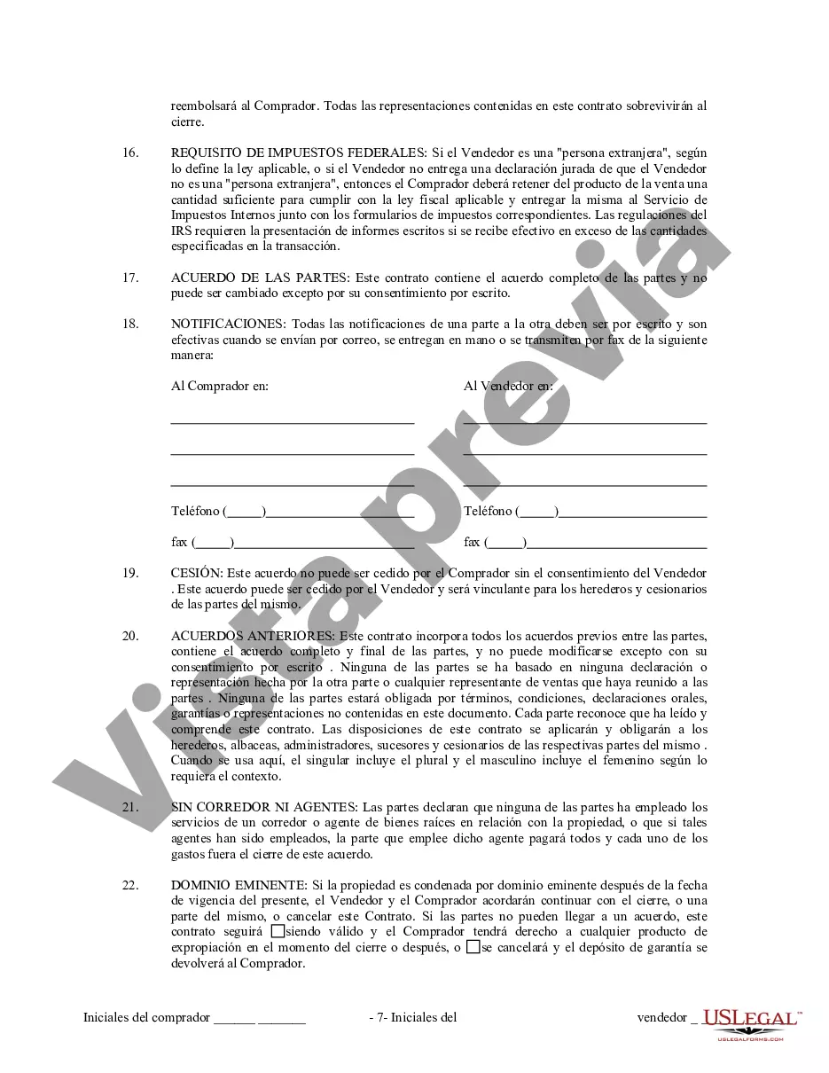 Preview Contrato de Compraventa de Bienes Inmuebles sin Corredor para Acuerdo de Venta de Casa Residencial