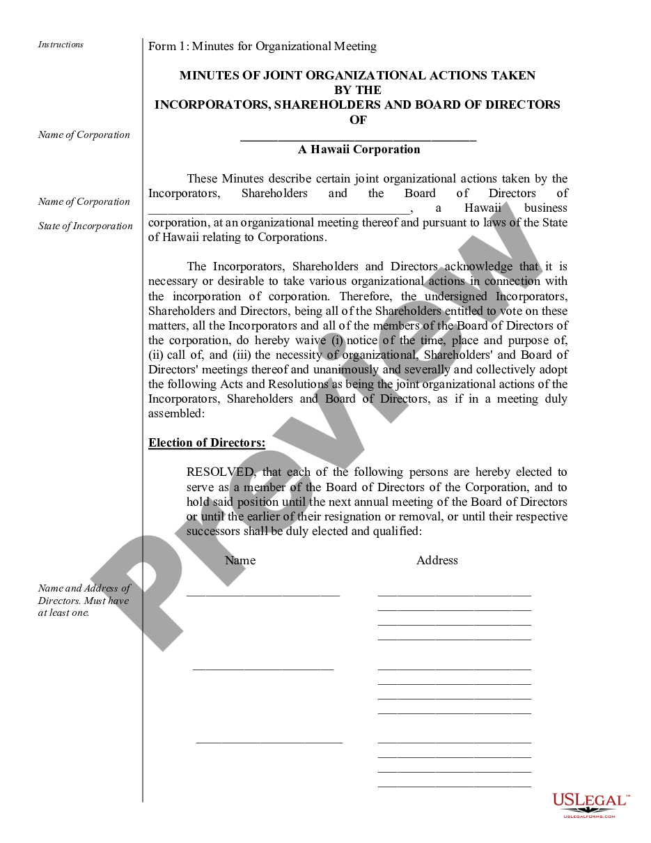 form Corporate Records Maintenance Package for Existing Corporations preview