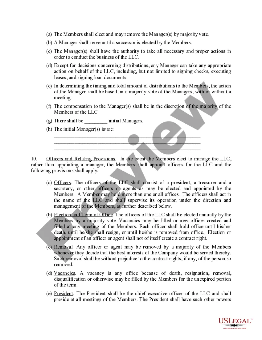 Get Limited Liability Company LLC Operating Agreement Preview Limited Liability Company LLC Operating Agreement