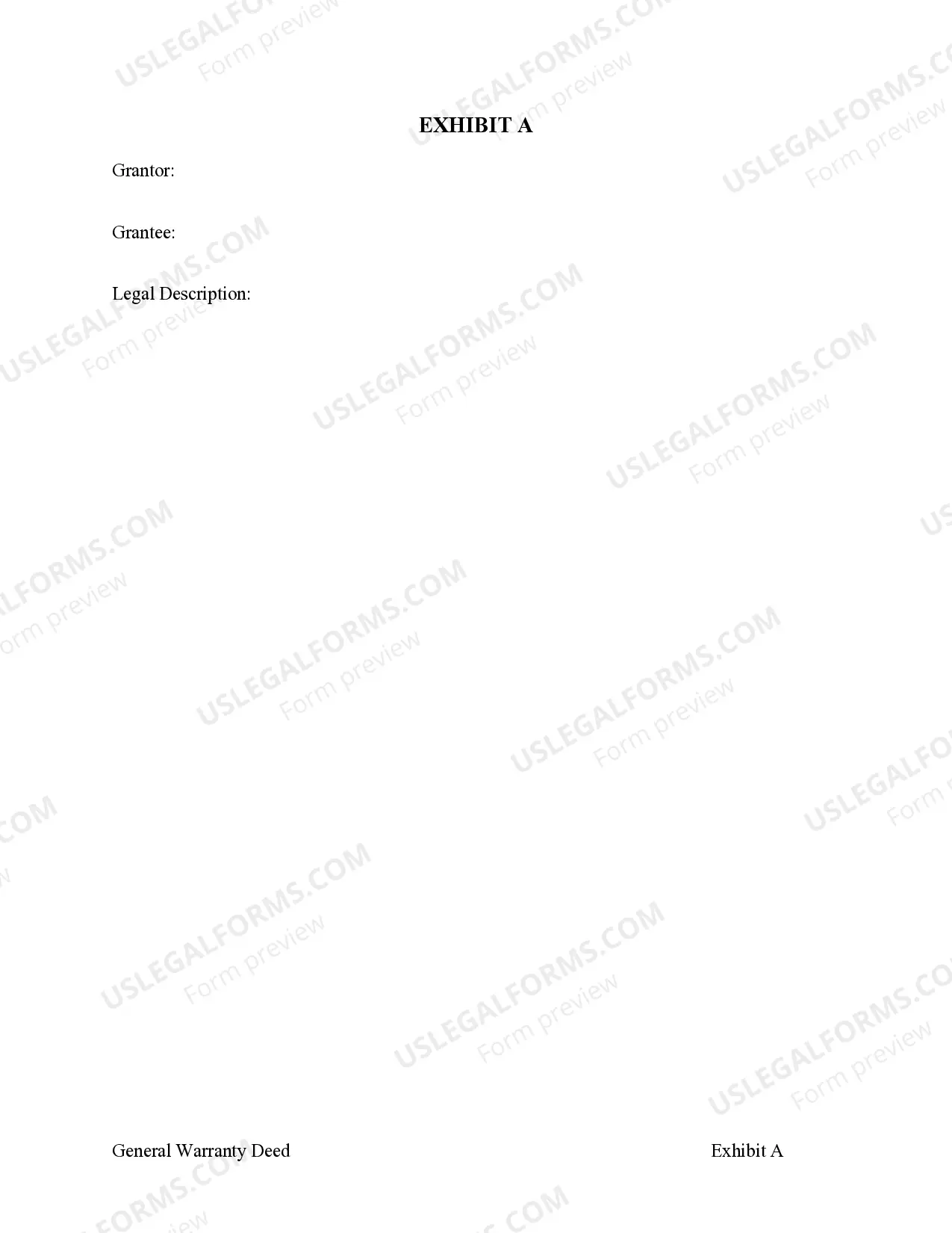 Preview Warranty Deed from Corporation to Individual