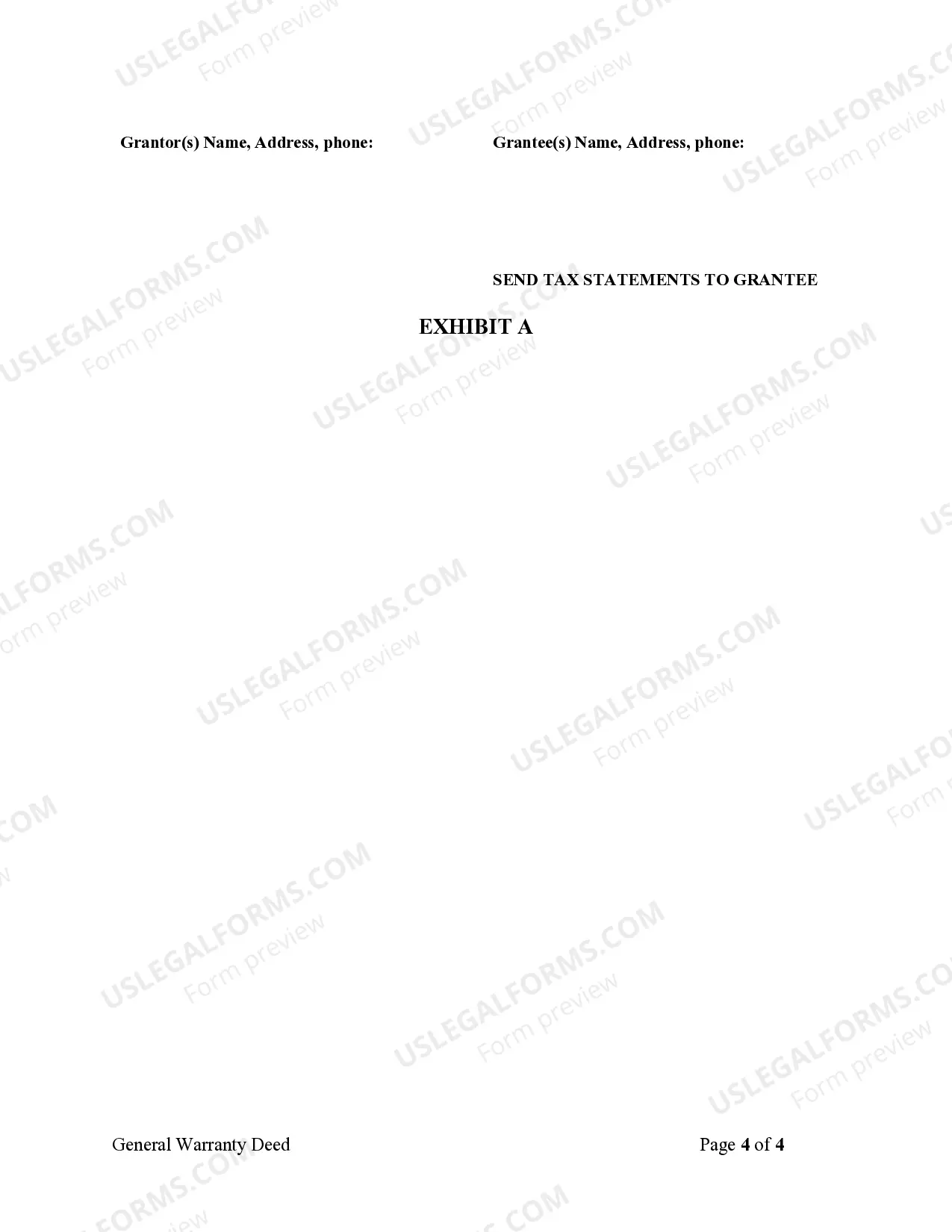 Preview Warranty Deed from Individual to a Trust