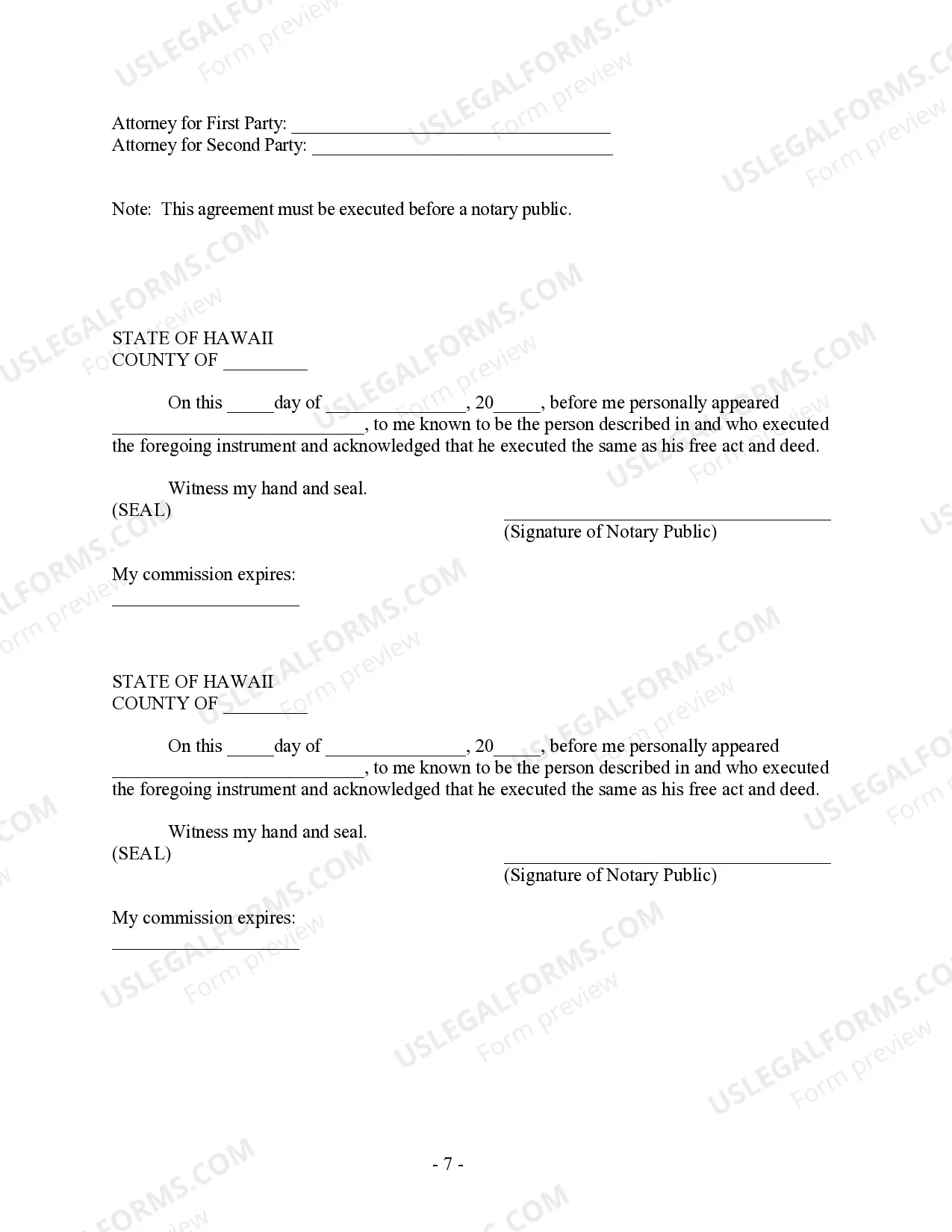 Preview Postnuptial Property Agreement
