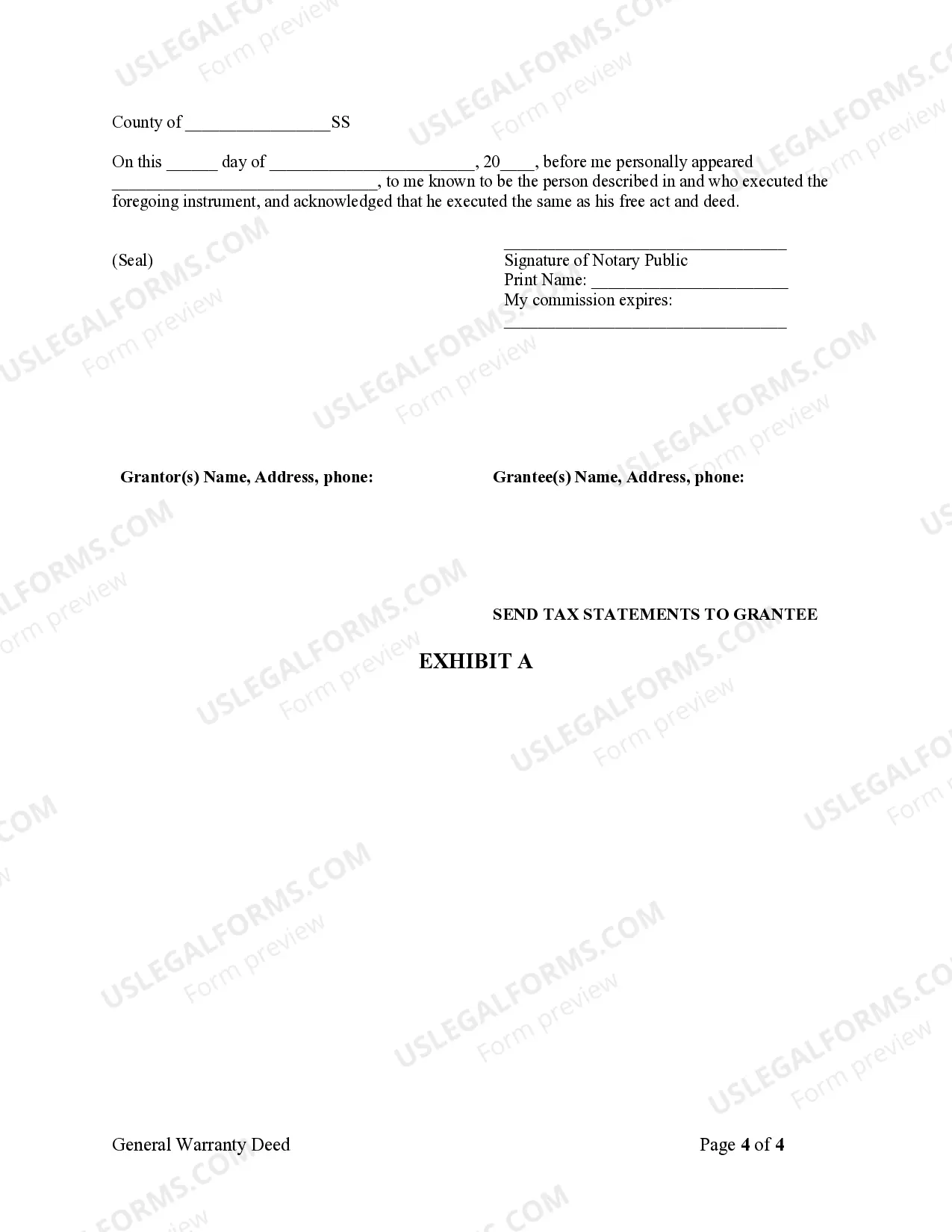 Preview Warranty Deed from Husband and Wife to an Individual