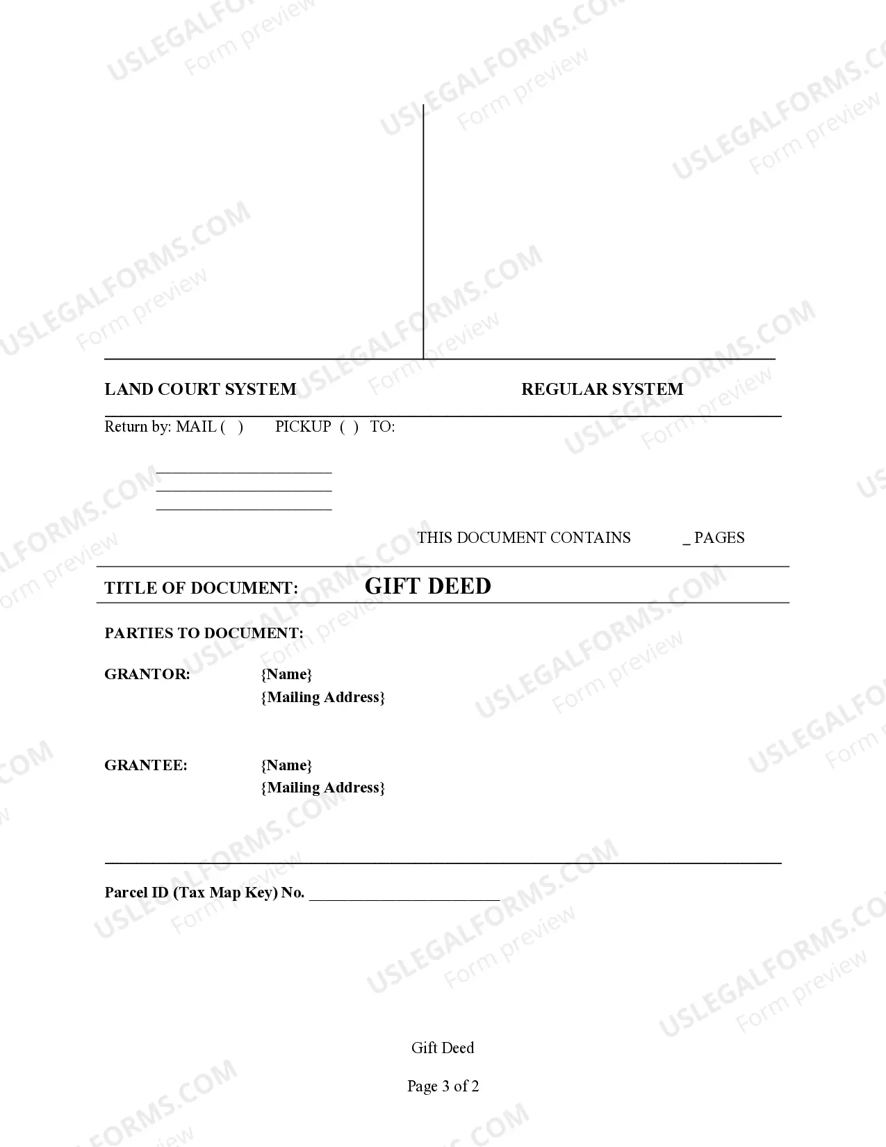 Preview Gift Deed from an Individual to an Unincorporated Association or a Not-for-Profit organization