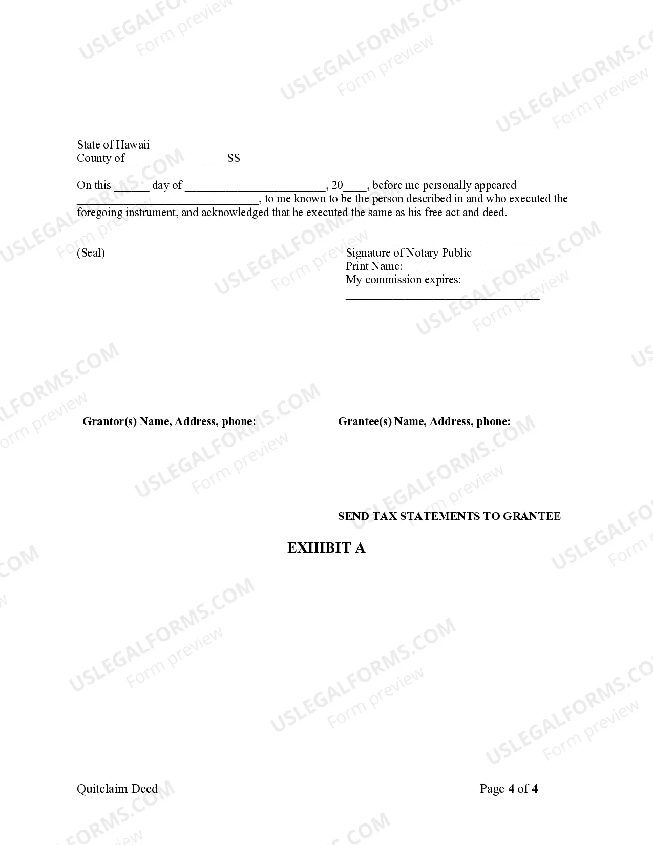 Preview Quitclaim Deed by Two Individuals to Husband and Wife