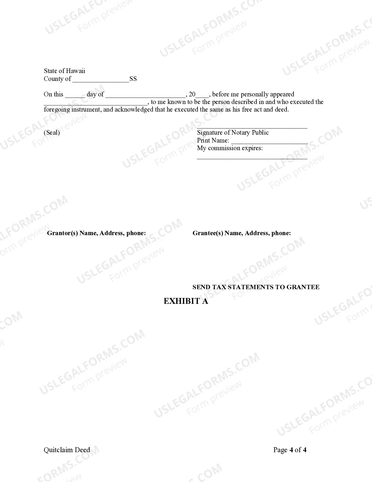 Preview Quitclaim Deed by Two Individuals to LLC