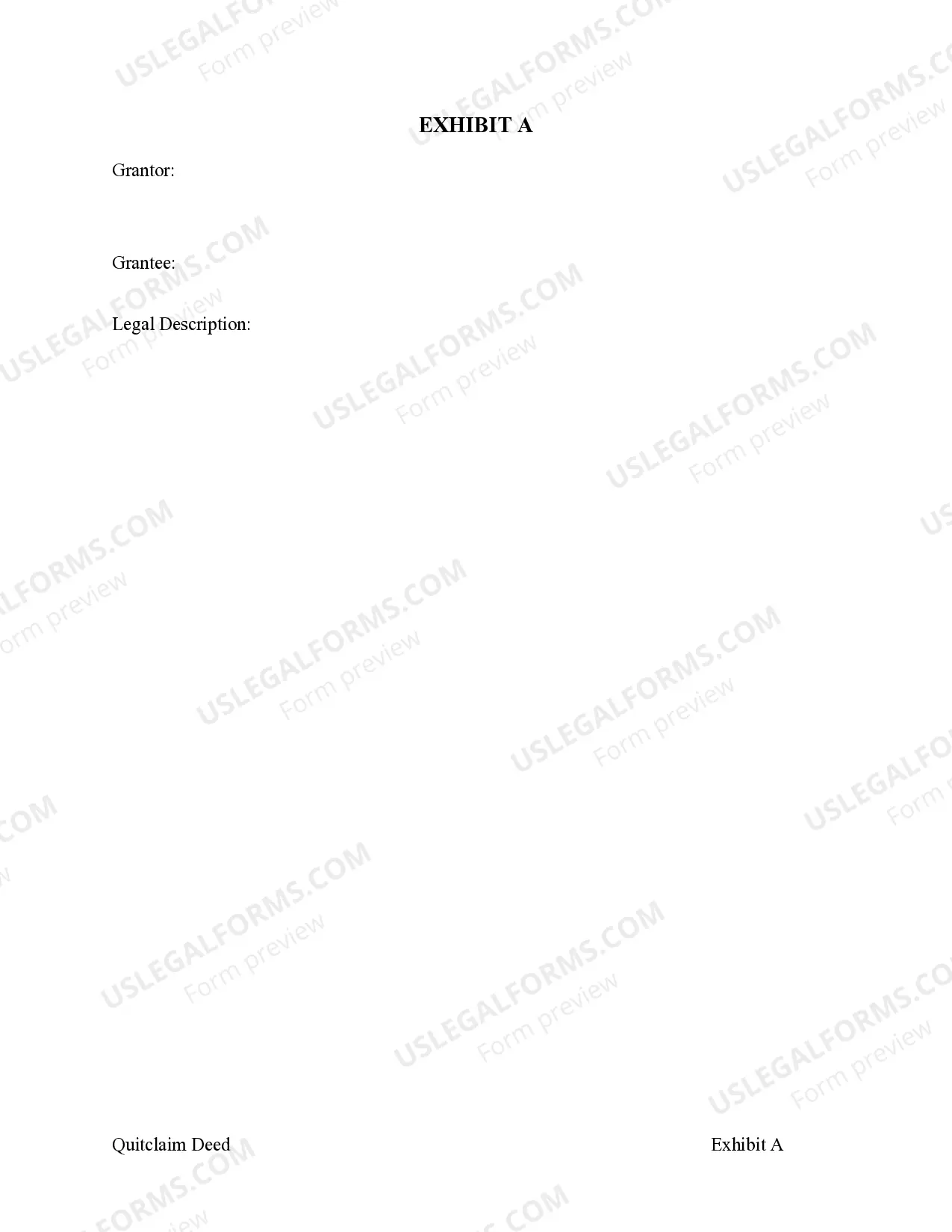 Preview Quitclaim Deed by Two Individuals to Corporation