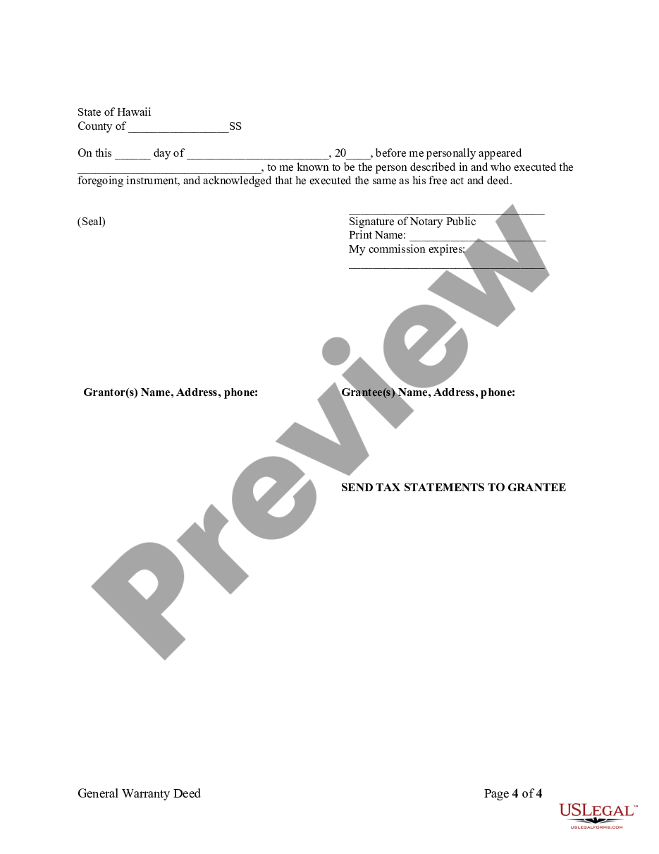 page 3 Warranty Deed from Husband and Wife to Corporation preview