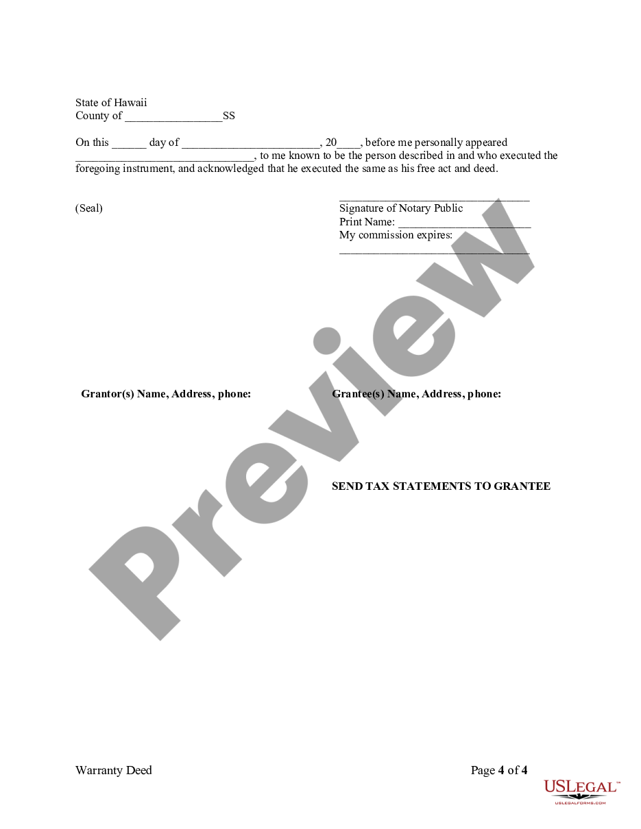 page 3 Warranty Deed from Husband and Wife to LLC preview