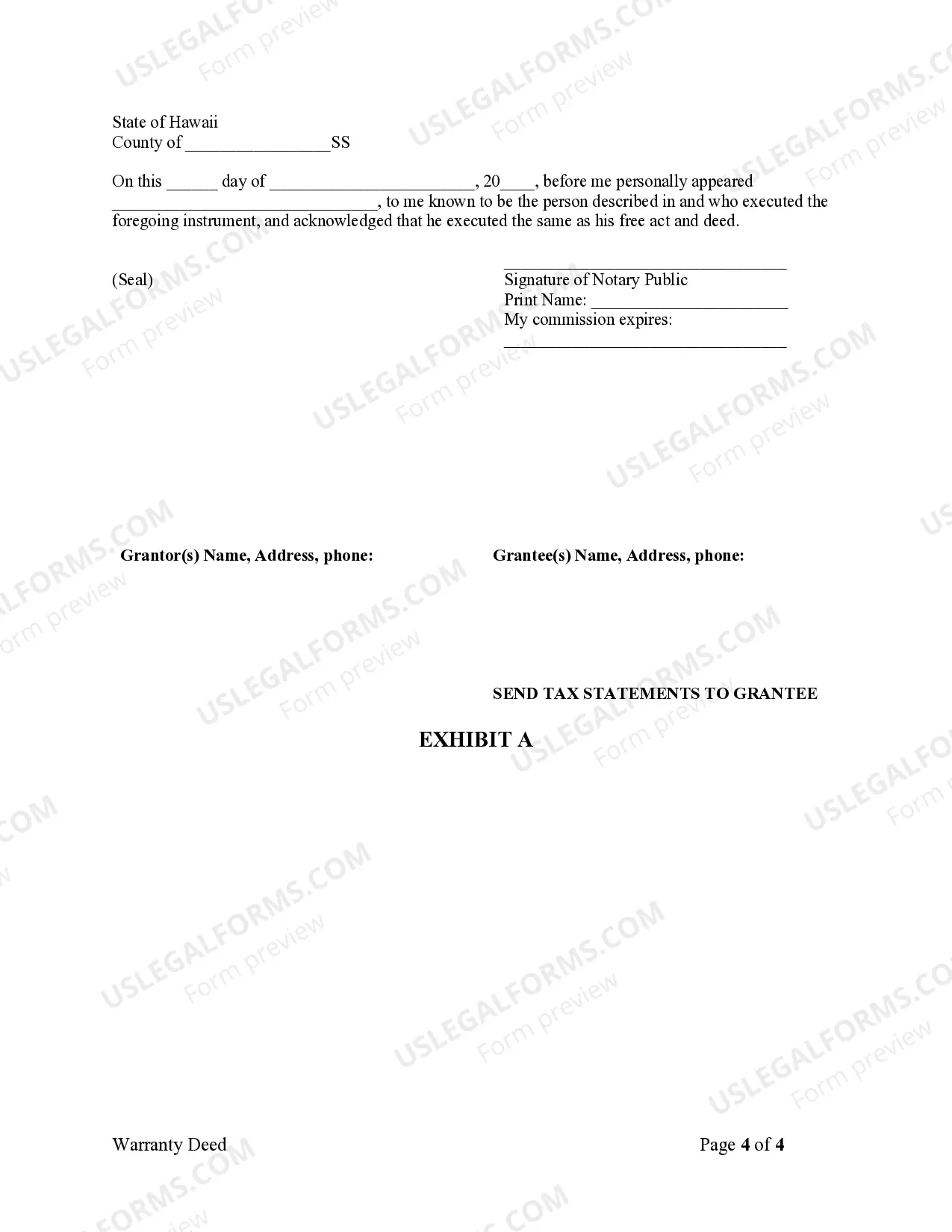 Preview Warranty Deed from Husband and Wife to LLC