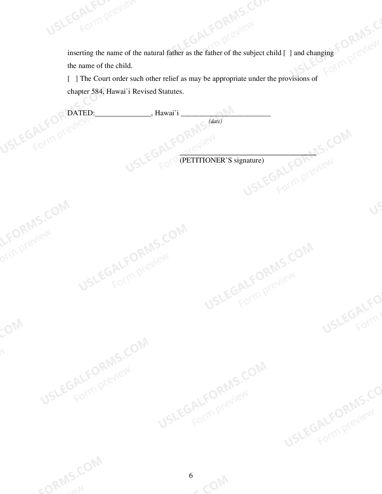Preview Petition for Paternity and Summons - Second Circuit