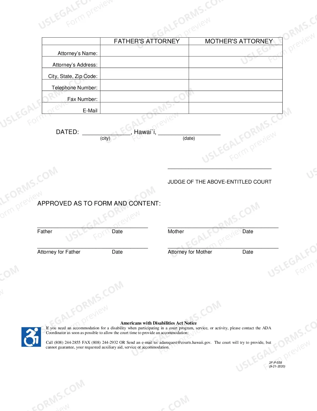 Preview Order Regarding Supervised Visitation - Second Circuit